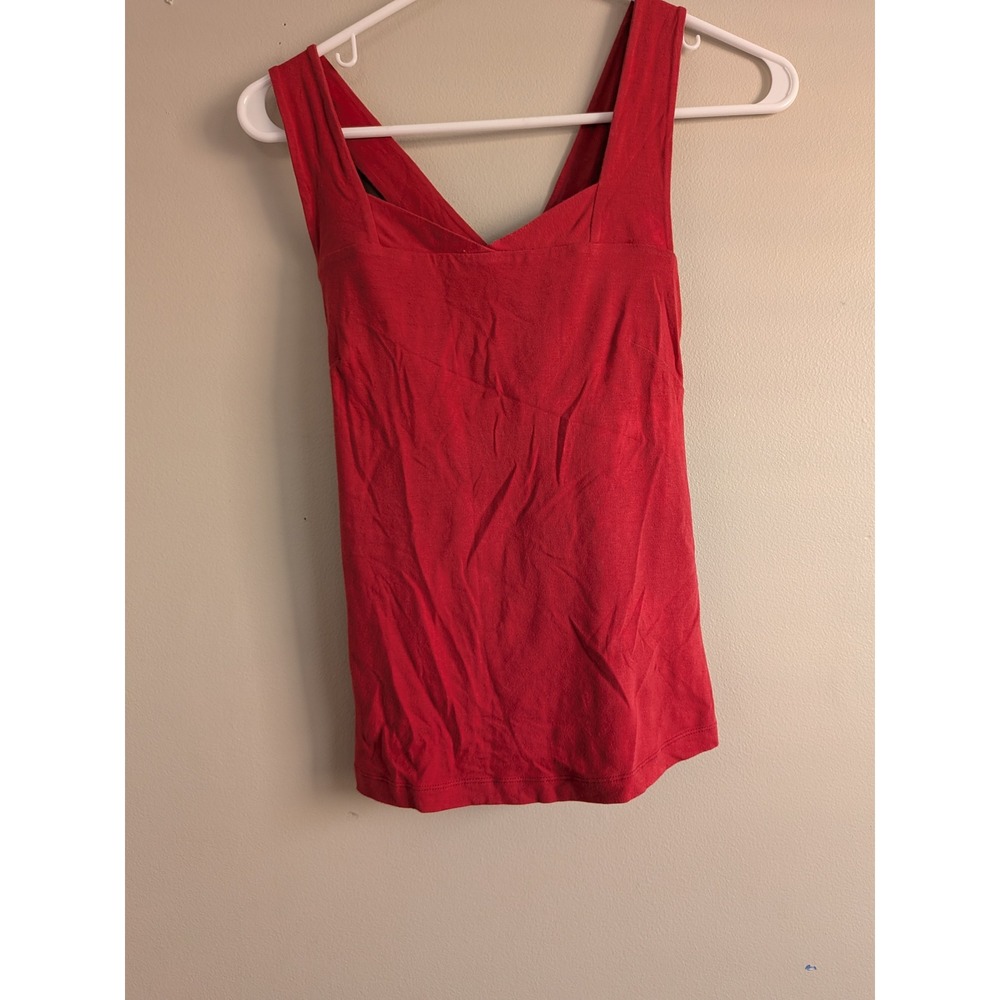 Arcteryx Red Criss Cross Strap Tank Top Women's‎ Size S Athletic FLAW Casual